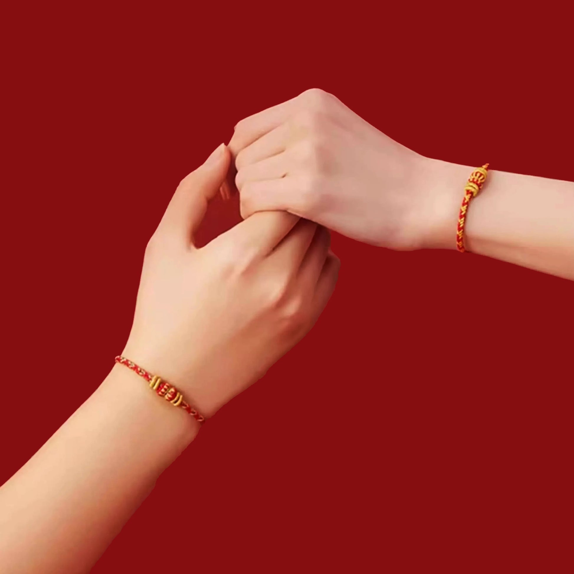 Red Horse Year Protection Bracelet Worn on Right Hand - Proper Wearing Position for Horse, Rat, Ox, Rabbit Signs - 8fortune