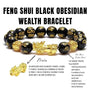 Black Obsidian Pi Xiu Bracelet - 8fortune