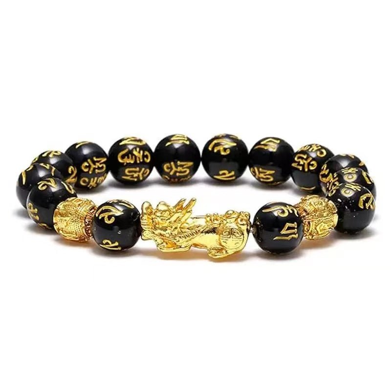 Black Obsidian Pi Xiu Bracelet - 8fortune