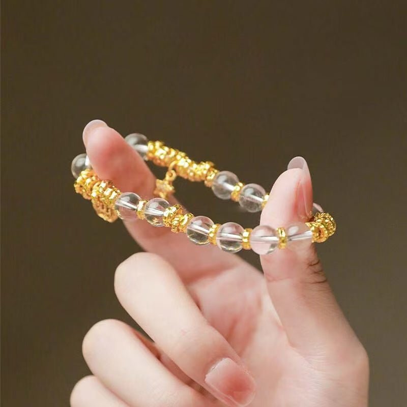 Clear Quartz Abacus Bracelet - 8fortune