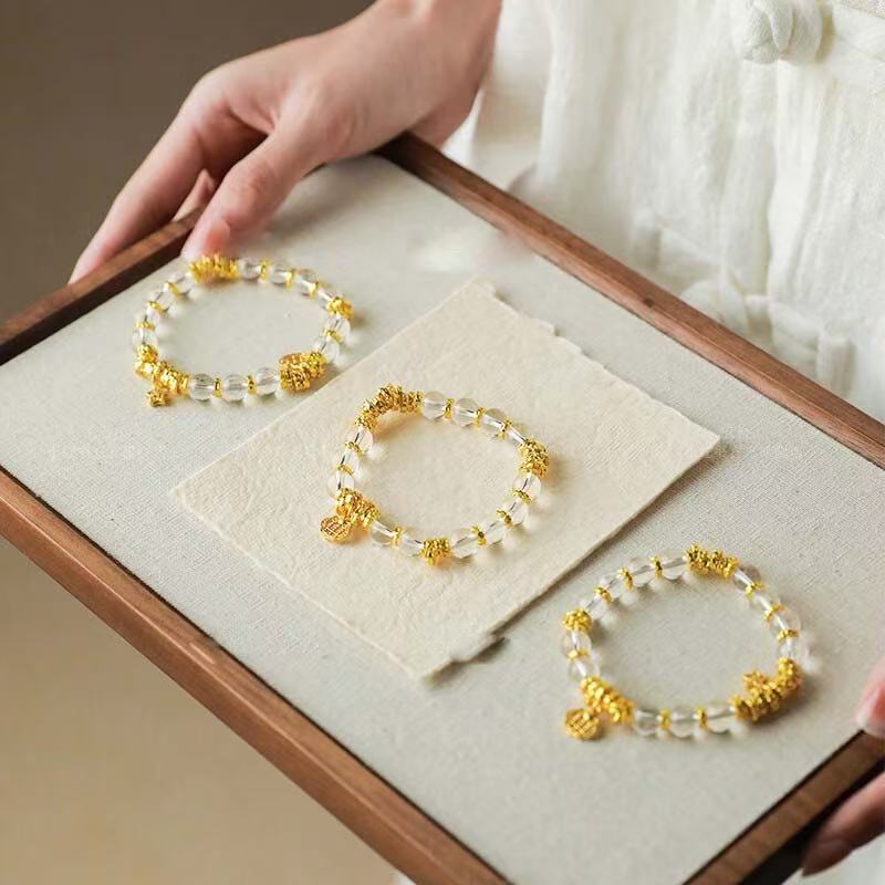 Clear Quartz Abacus Bracelet - 8fortune