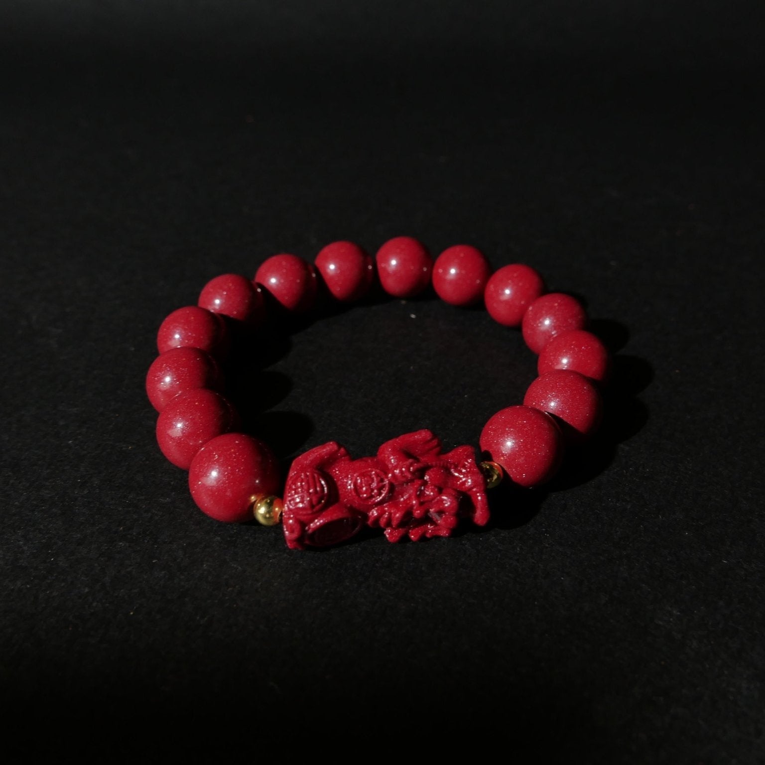 Fengshui Genuine Cinnabar Pi Xiu Bracelet - 8fortune