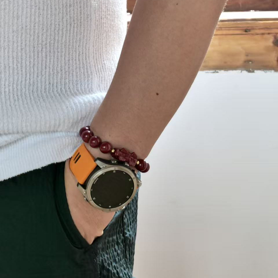 Fengshui Genuine Cinnabar Pi Xiu Bracelet - 8fortune