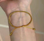 Golden Circle Weave Bracelet - 8fortune
