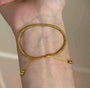 Golden Circle Weave Bracelet - 8fortune
