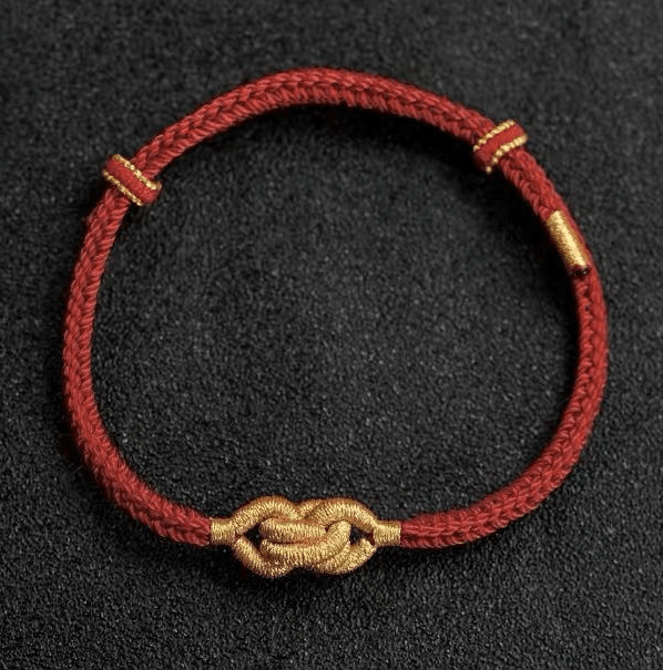 Handmade Red Cord Protection Bracelet - Adjustable Buddhist Lucky Knots Spiritual Gift - 8fortune
