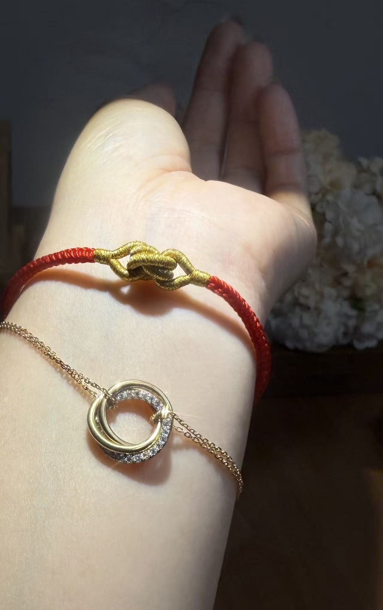 Handmade Red Cord Protection Bracelet - Adjustable Buddhist Lucky Knots Spiritual Gift - 8fortune