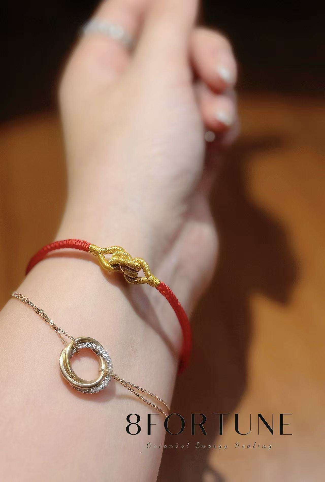 Handmade Red Cord Protection Bracelet - Adjustable Buddhist Lucky Knots Spiritual Gift - 8fortune