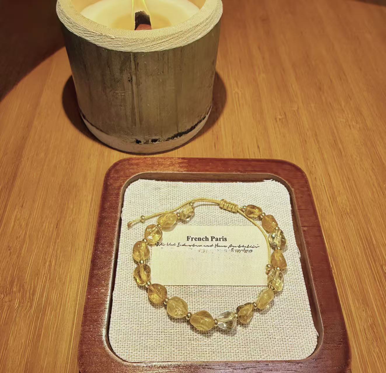 Healing Citrine Crystal Bracelet - 8fortune