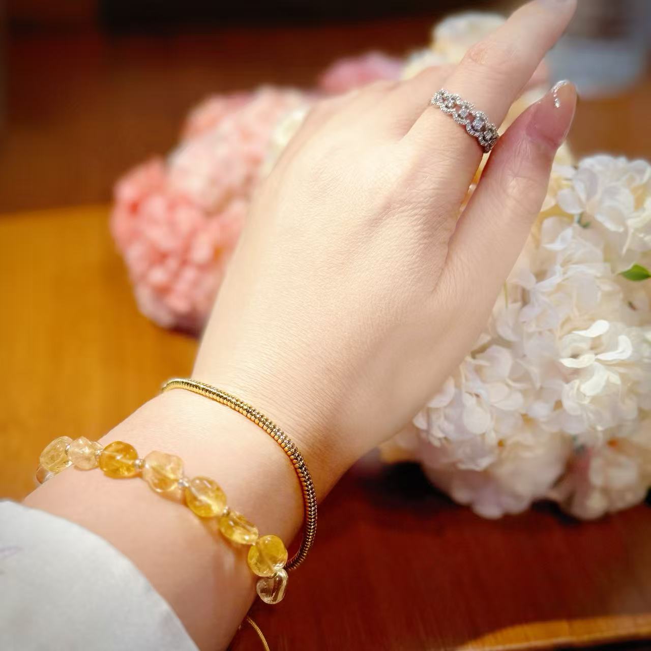 Healing Citrine Crystal Bracelet - 8fortune