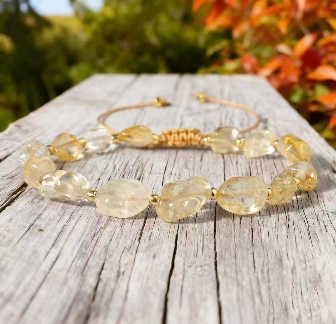 Healing Citrine Crystal Bracelet - 8fortune