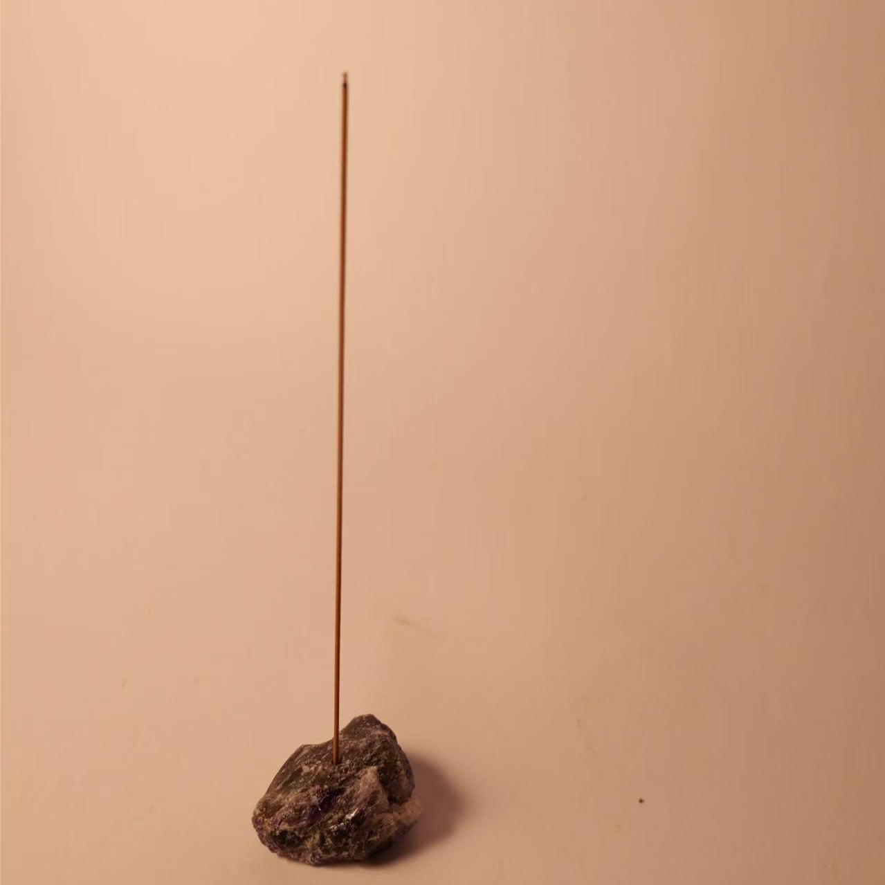 Natural Crystal Raw Stone Incense Holder - Meditation and Energy Cleansing. - 8fortune