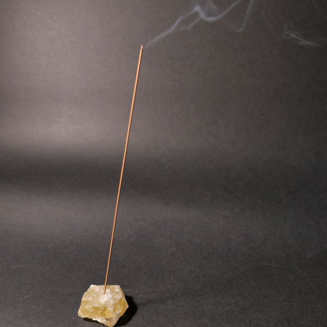 Natural Crystal Raw Stone Incense Holder - Meditation and Energy Cleansing. - 8fortune