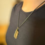 Rose Quartz Crown - Gold Raw Pendant - 8fortune
