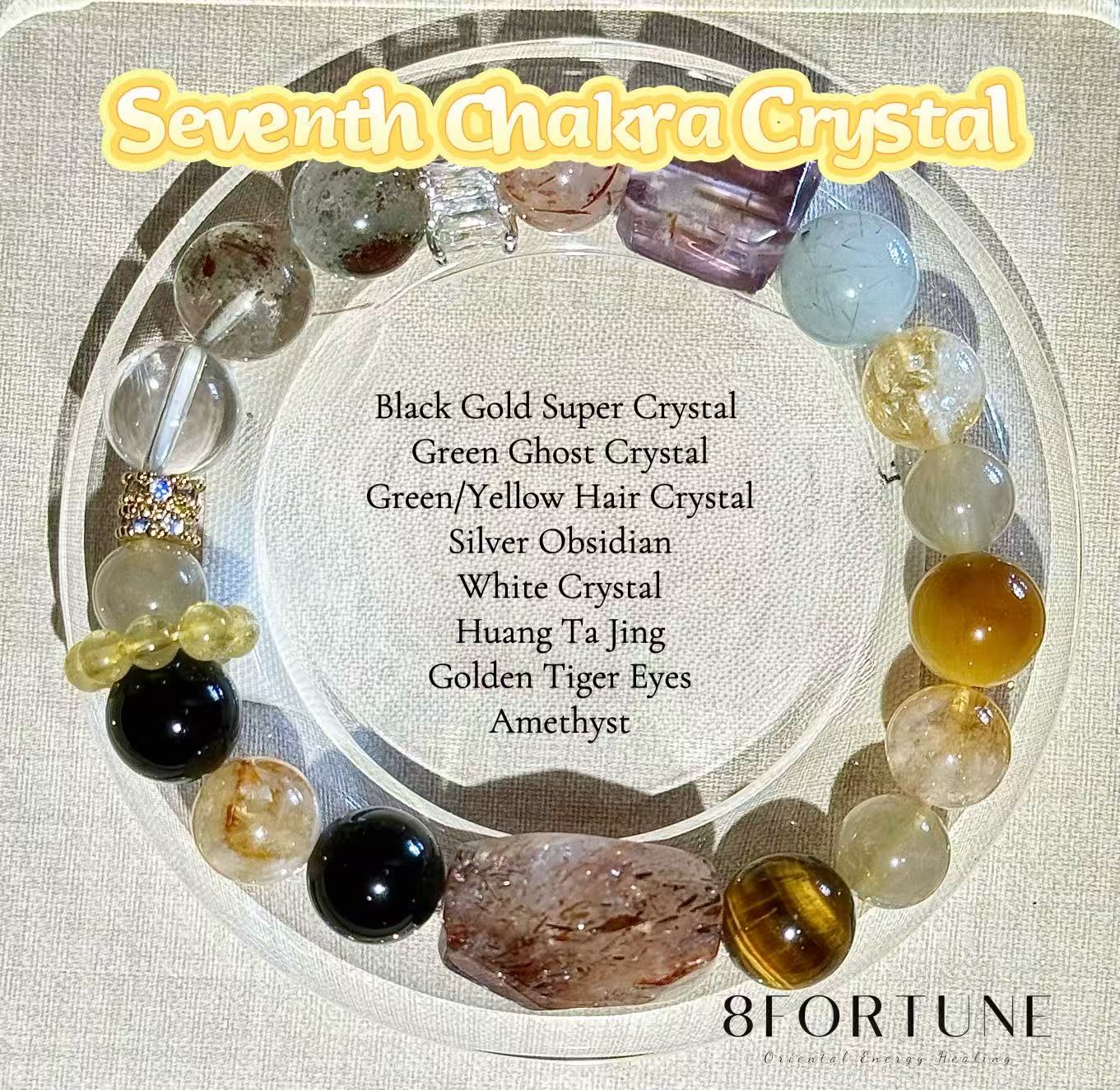 Seventh Chakra Bracelet - 8fortune