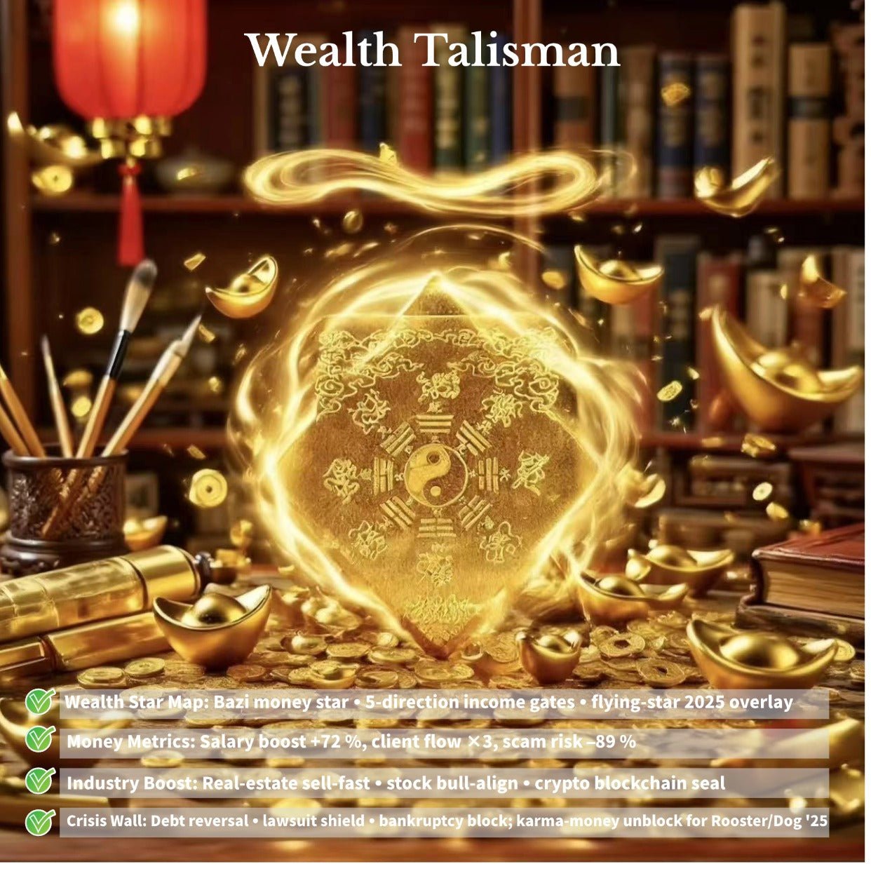 Wealth Talisman 財神符 - 8fortune
