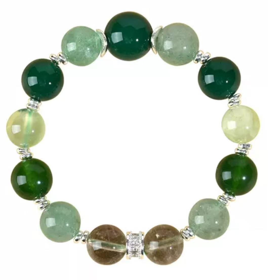 Wood Element Crystal Bracelet - 8fortune