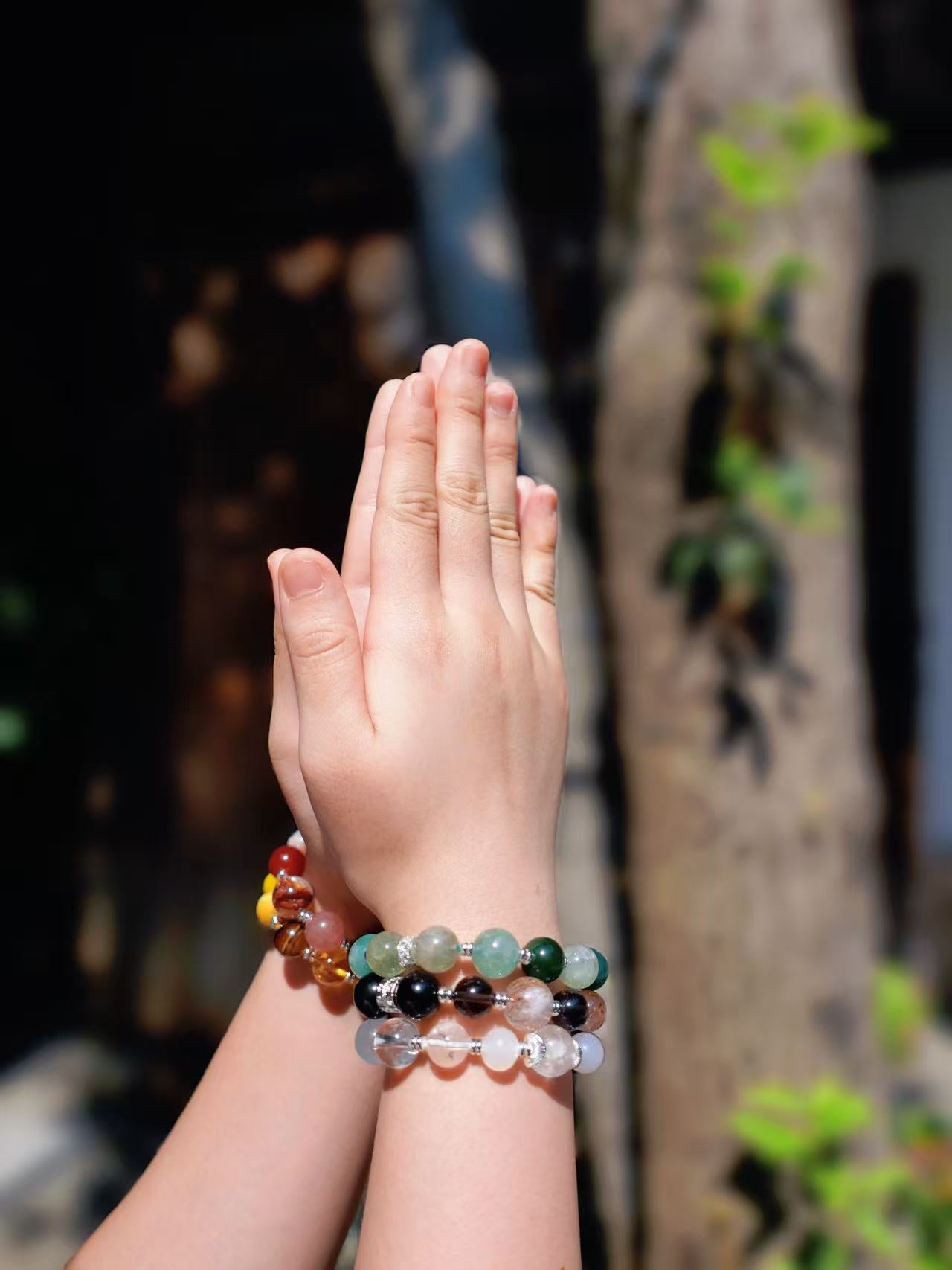 Wood Element Crystal Bracelet - 8fortune